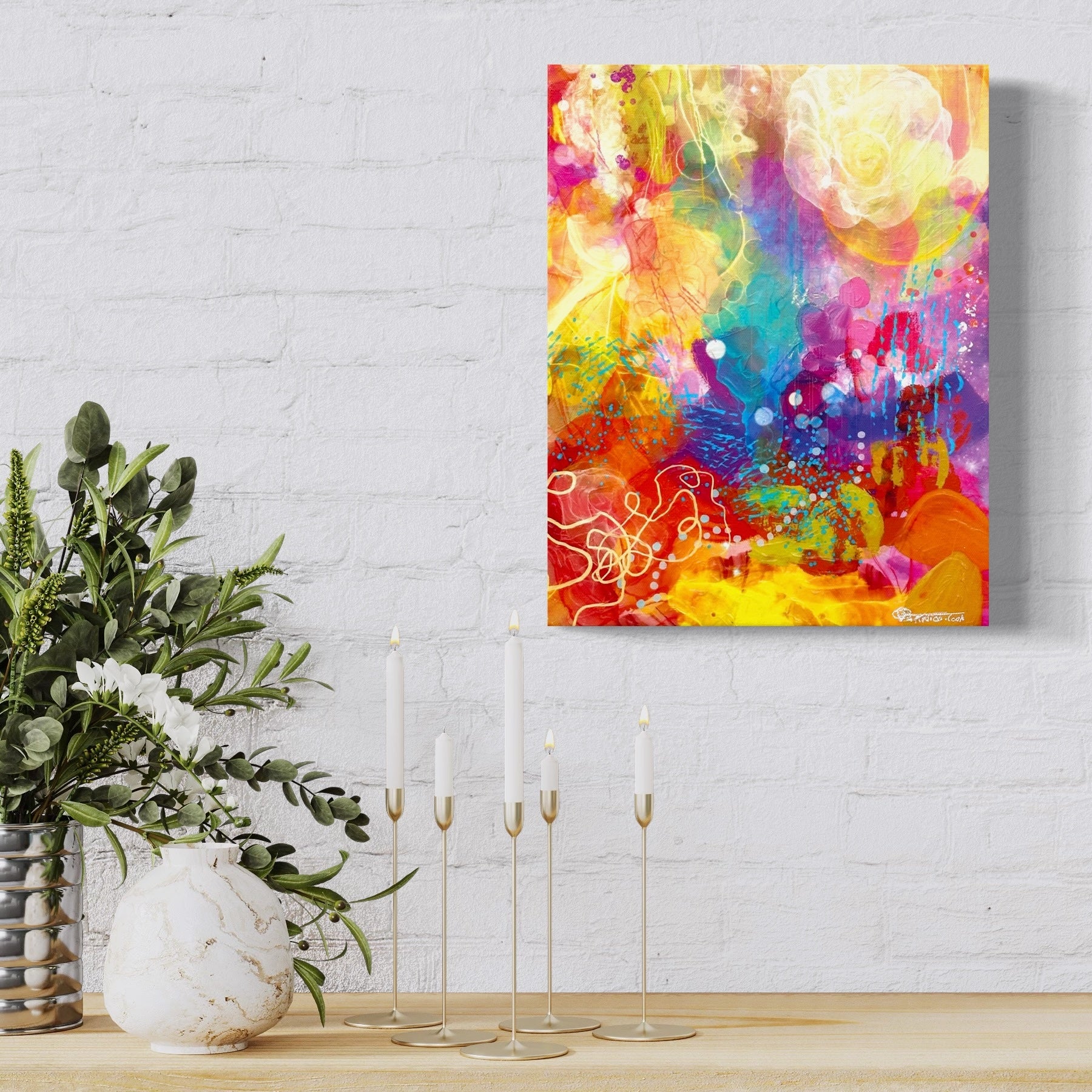 DIGITAL REVERIE EMBELLISHED FINE ART PRINT ON CANVAS -  NOT AVAILABLE