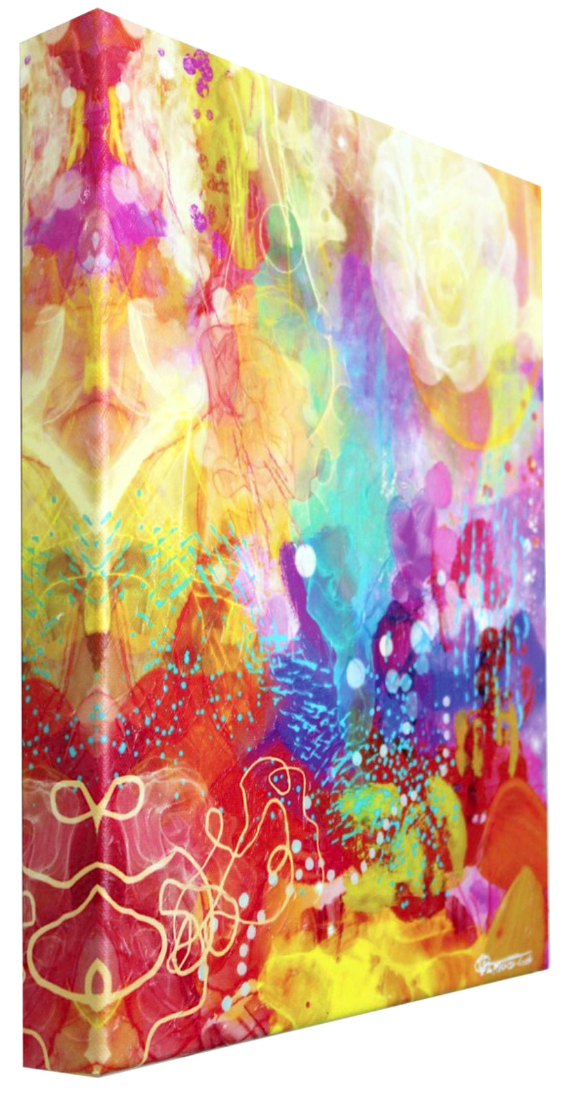 DIGITAL REVERIE EMBELLISHED FINE ART PRINT ON CANVAS