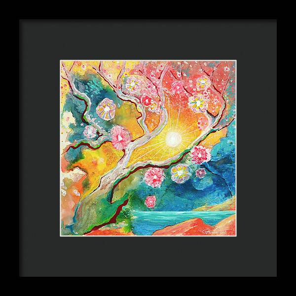 Sunrise over the Pacific - Framed Print