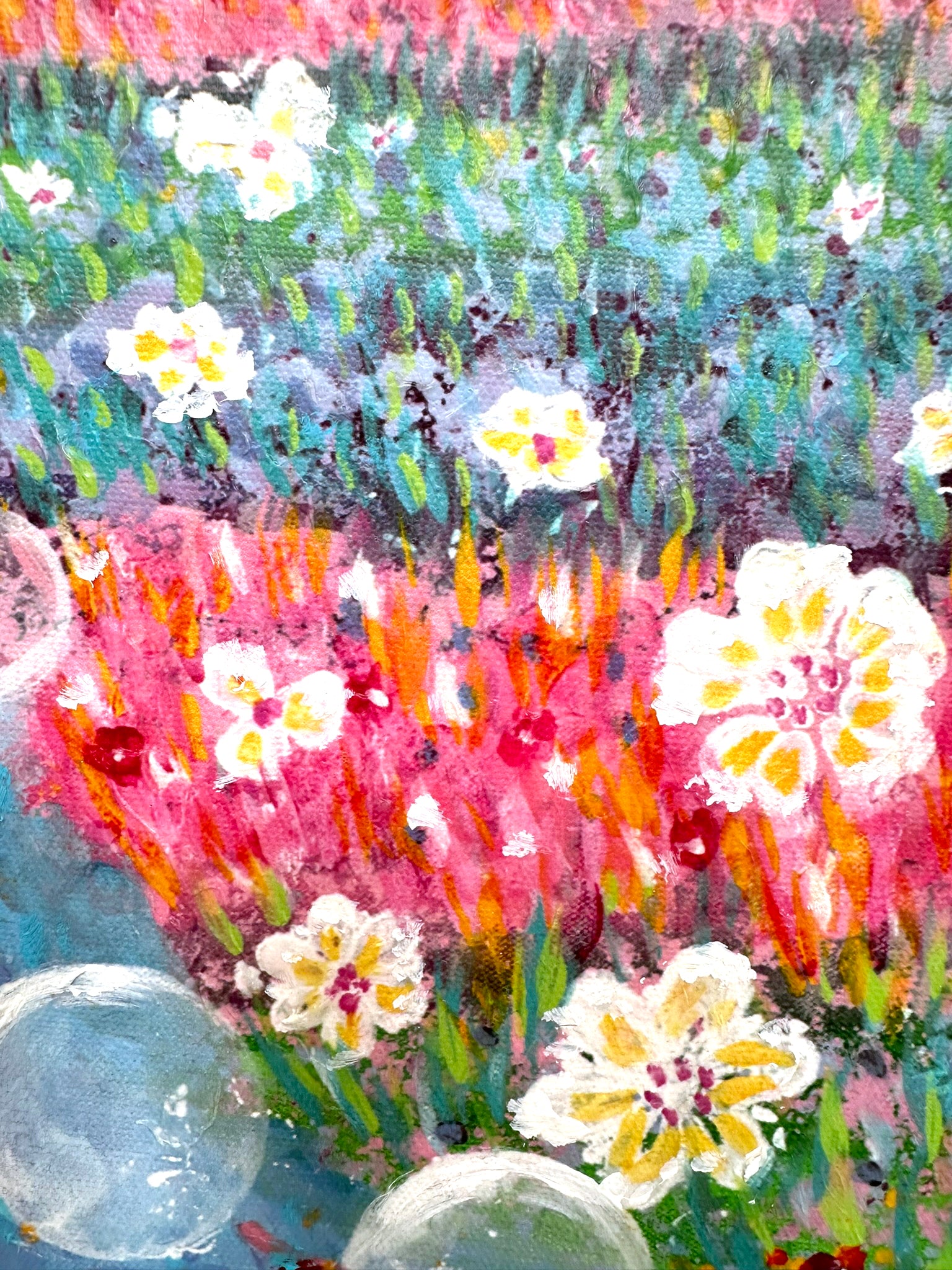 SUNRISE BY THE RIVER  EMBELLISHED FINE ART  PRINT ON CANVAS - NOT AVAILABLE