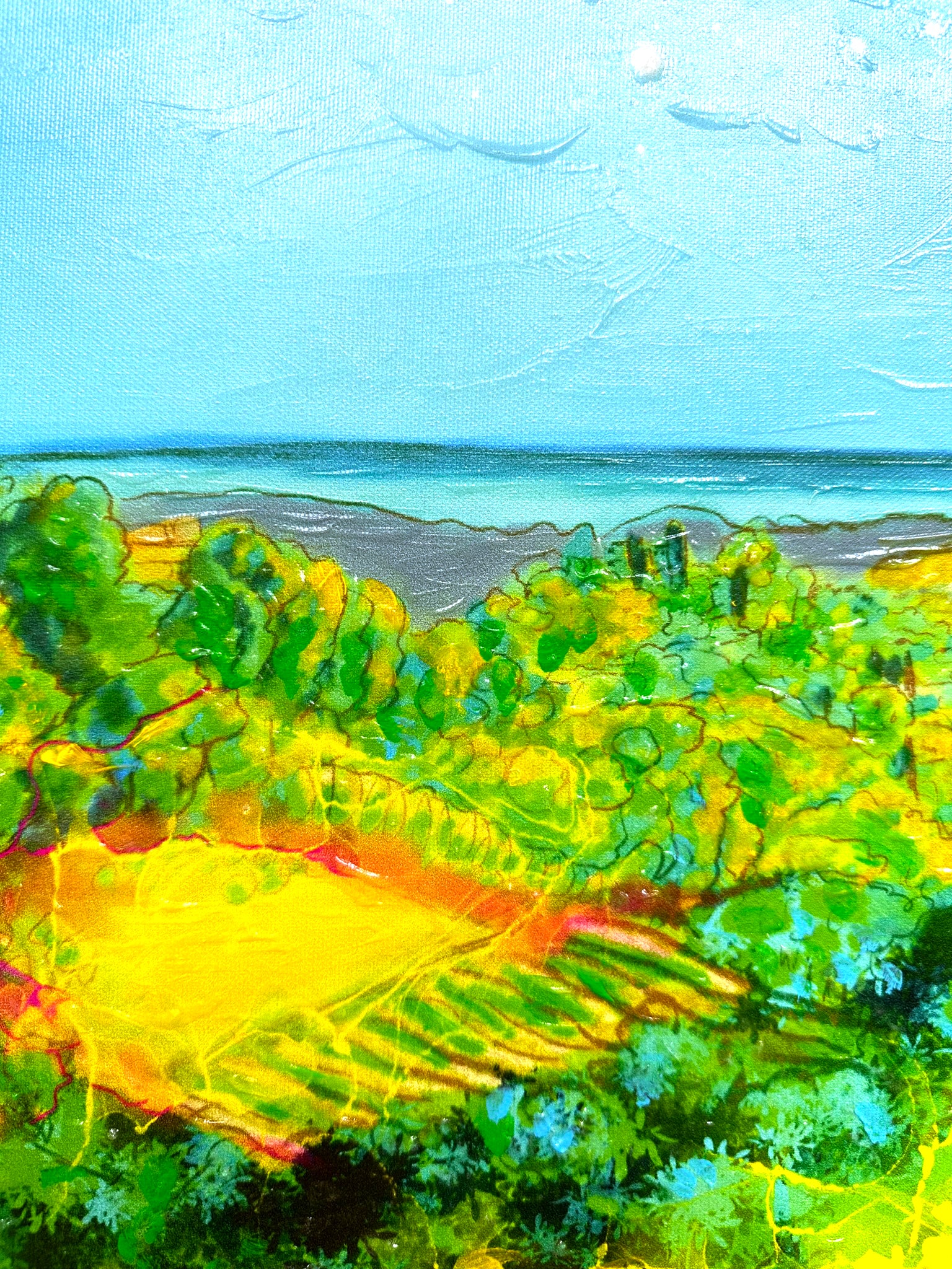 UNDER THE SUN IN PROVENCE EMBELLISHED FINE ART PRINT ON CANVAS -  NOT AVAILABLE