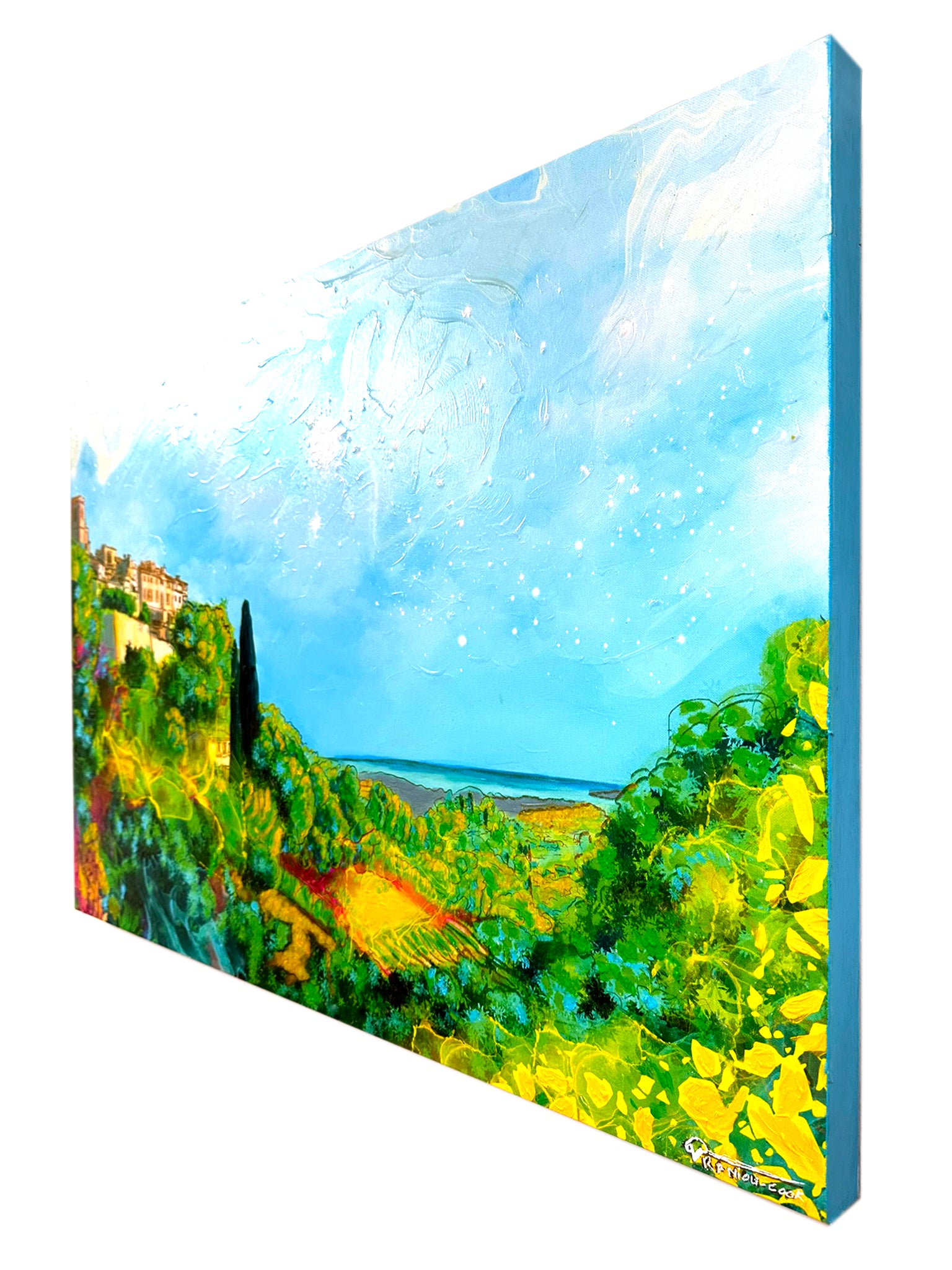 UNDER THE SUN IN PROVENCE EMBELLISHED FINE ART PRINT ON CANVAS -  NOT AVAILABLE
