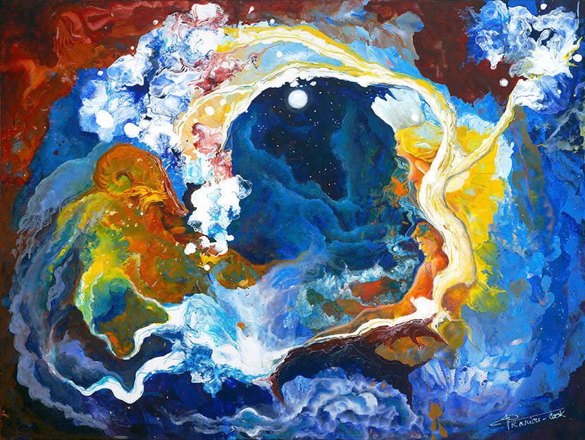 DREAM BY THE TREE  EMBELLISHED FINE ART PRINT ON CANVAS -  NOT AVAILABLE